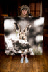 JUMBO ART - CAUGHT SHORT HARRY  - HUGE 1 Metre Square Canvas